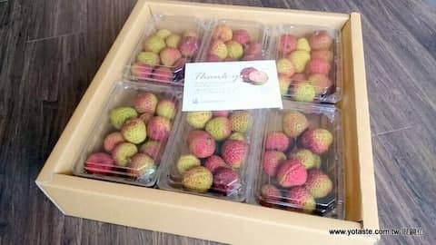 眼鏡伯玉荷包荔枝禮盒